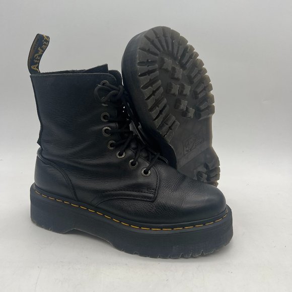 Dr. Martens Shoes - Dr Martens Jadon III Women's size 9 Leather Platform Boots Black